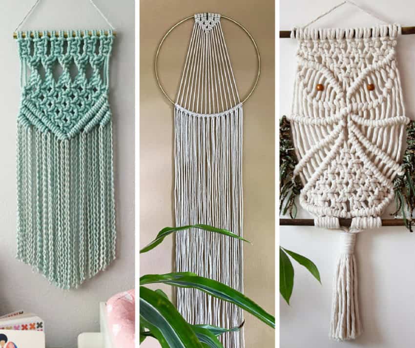 10 Gorgeous Macrame Patterns for Boho Wall Hangings