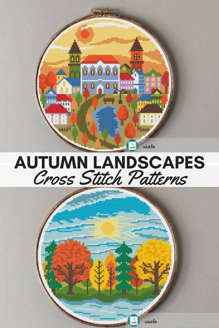 Cross Stitch Patterns for Fall