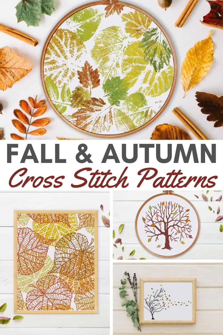 Cross Stitch Patterns for Fall