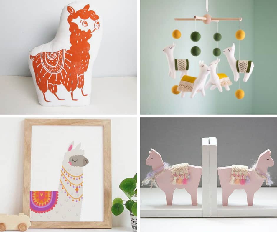 Irresistibly Adorable Llama Decor for the Nursery
